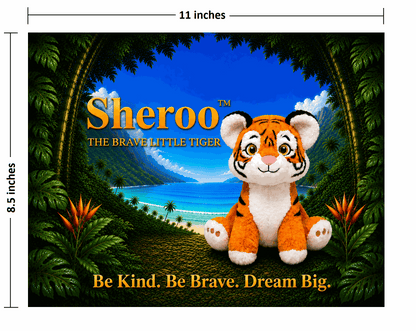 Sheroo reversible premium wall art double-sided glossy print supporting no-kill animal shelters